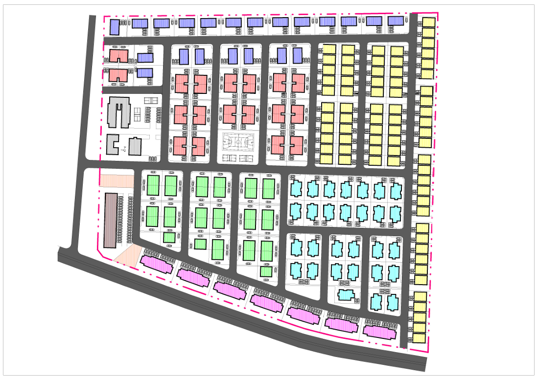 Site plan — The Carmel Estate